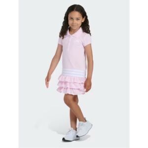 adidas Ruffle Tiered Polo Shirt Dress NWT